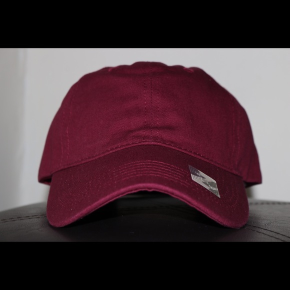 Burgundy Dad Hat - Picture 3 of 6